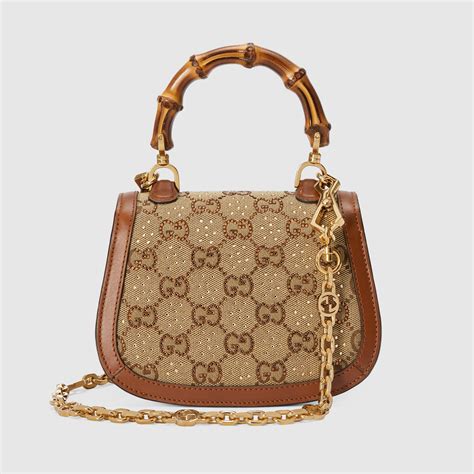 Gucci bamboo 1947 mini handle bag